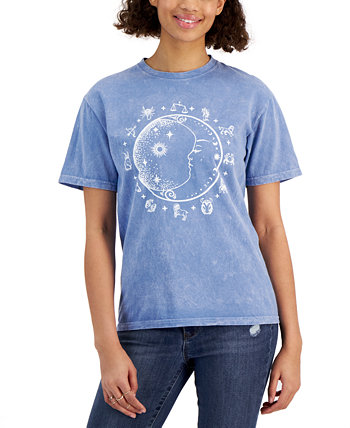 Хлопковая футболка с графическим принтом «Зодиак» для юниоров Rebellious One