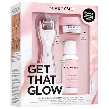 Get That Glow - GloPRO® Facial Microneedling Discovery Set BeautyBio