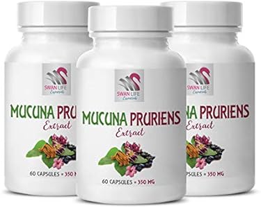 velvet beans mucuna pruriens - MUCUNA PRURIENS EXTRACT - beans extract, velvet beans organic, velvet beans seeds, velvet beans mucuna pruriens, beans extract, velvet beans organic 3 Bot 180 Capsuels SWAN LIFE ESSENTIALS