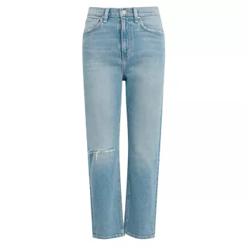 Джинсы прямого кроя с высокой посадкой Jade Hudson Jeans