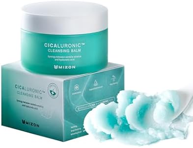 MIZON Cicaluronic Cleansing Balm, Makeup Remover, Centella Asiatica,Hyaluronic Acid, One Step Cleansing (2.7 fl oz) Mizon