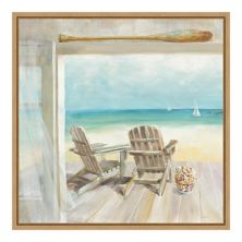 Картины на холсте в рамке Amanti Art 'Seaside Morning' Amanti Art