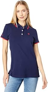 U.S. Polo Assn. Women's Classic Stretch Pique Polo Shirt U.S. POLO ASSN.