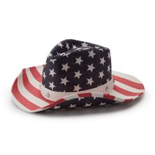 Women's Collection XIIX American Flag Cowboy Hat Collection XIIX