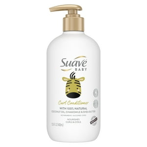 Suave Baby Conditioner with Pump, Coconut Oil, Chamomile & Shea Butter, 100% Natural, 13.5 oz Suave