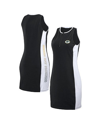 Women's Black Green Bay Packers Bodyframing Tank Dress WEAR by Erin Andrews