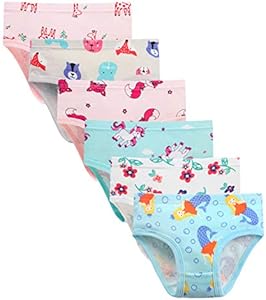 Boboking Comfty Underwear Little Girls'Briefs Baby Undies Girls Panties Boboking