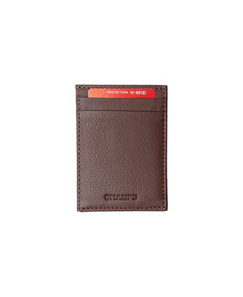 Мужской гибридный кожаный держатель RFID-карты Mag в подарочной упаковке CHAMPS