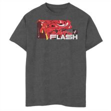 Футболка с логотипом «Молния» для мальчиков 8–20 лет, «Хаски», DC Comics, «Флэш, самый быстрый человек на свете», футболка с рисунком «Разлив нефти» DC Comics