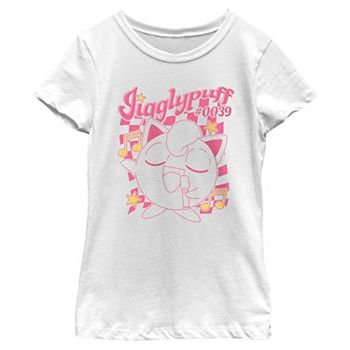 Girls 7-16 Pokemon Jigglypuff Singing Show Graphic Tee Licensed Character