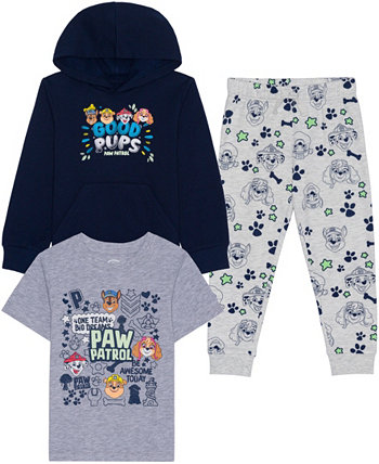 Толстовка, футболка и джоггеры Little Boys Paw Patrol, комплект из 3 предметов Hybrid