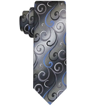 Мужской мерцающий галстук с завитками Van Heusen