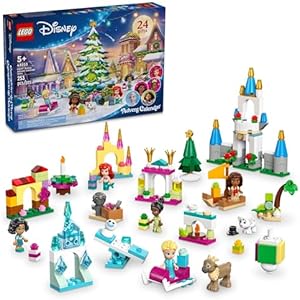 Волшебный адвент-календарь LEGO Disney 2024 с 253 элементами и 8 минифигурками, для детей от 5 лет Lego