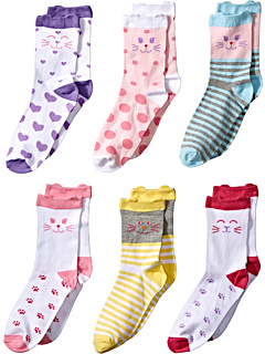 Набор из 6 предметов Cat Crew (для малышей / маленьких детей / взрослых) Jefferies Socks
