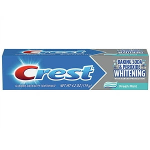 Crest Whitening Fluoride Anticavity Toothpaste Fresh Mint - 4.2 oz Crest