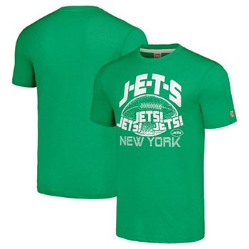 Унисекс Футболка Homage New York Jets J-E-T-S Tri-Blend Homage