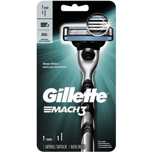 Gillette Mach3 Men's Razor, Handle & 1 Blade Refill 1 ea (Pack of 4) Visit the Gillette Store