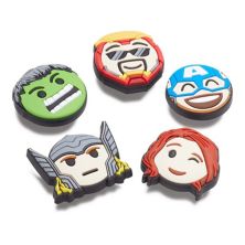 Crocs Marvel Avengers Emojis 5-Pack Jibbitz Set Crocs