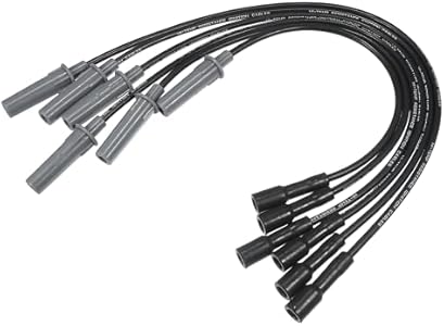 ACROPIX Car Spark Plug Coil Wires Ignition Coil Harness Cable 7mm Fit for Chrysler Grand Voyager Town Country Pacifica V6 3.3L 3.8L No.5019593AA - Pack of 6 Acropix