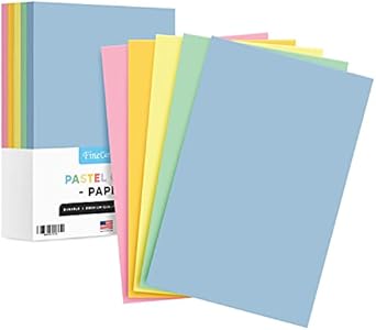 Pastel Color Paper, 8.5 x 11" Multi-Color Bulk Paper for Spring & Easter Greetings, Art & Crafts, Invitations | Regular 20lb Bond | 80 Blue, 80 Pink, 80 Green, 80 Canary, 80 Goldenrod (400 Total)… S Superfine Printing