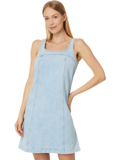Denim A-Line Sleeveless Mini Dress in Fitzgerald Wash Madewell