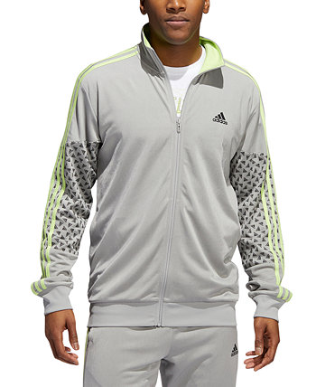 Мужская спортивная куртка стандартного кроя с логотипом Adidas