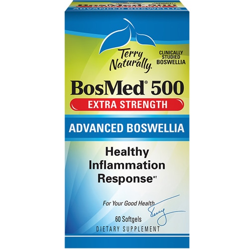 BosMed 500™ Extra Strength — 60 гелевых капсул Terry Naturally