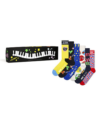 Подарочный набор «Элтон Джон» из 6 штук Happy Socks