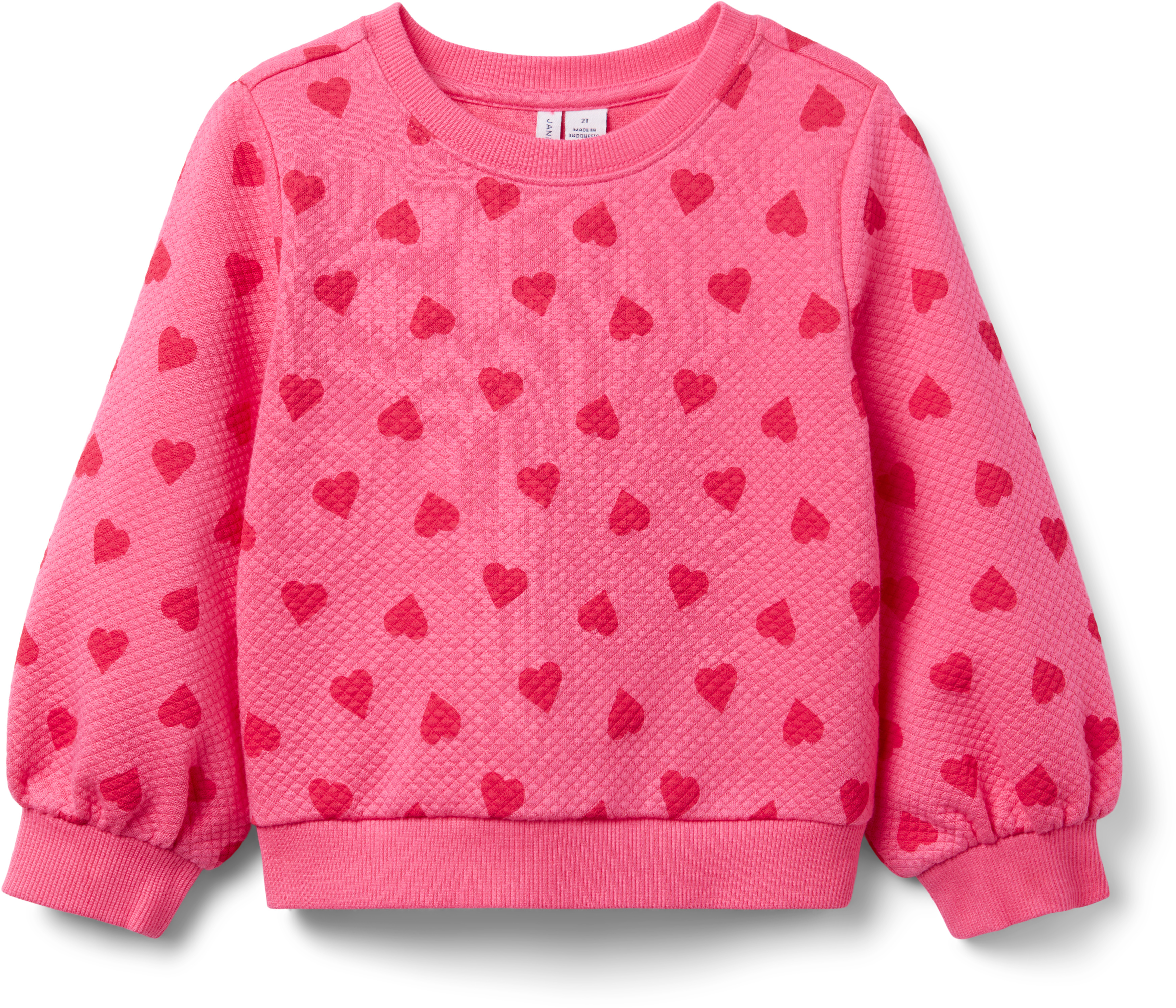 Heart Embossed Pullover (Toddler/Little Kid/Big Kid) Janie and Jack