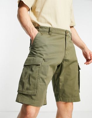 GANT relaxed fit twill cargo shorts in green GANT