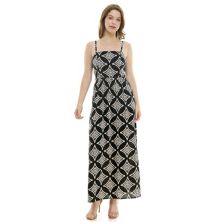 Juniors' Lily Rose Square Neck Maxi Dress Lily Rose