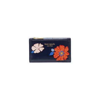 Кожаный кошелек двойного сложения Dottie Bloom с цветочной аппликацией Kate Spade New York