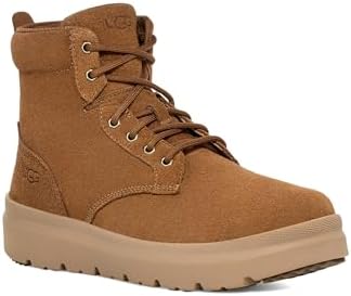 UGG Мужские Ботинки Burleigh - Кожаные, Темно-коричневые, Удобные и Стильные Ugg