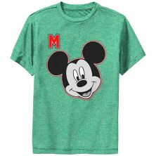 Disney's Mickey Mouse Letter M Performance Boys 8-20 Graphic Tee Disney