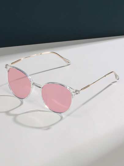 Солнцезащитные очки с линзами омбре SHEIN
