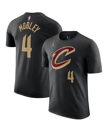 Мужская черная футболка с именем и номером Cleveland Cavaliers 2022/23 Evan Mobley Jordan
