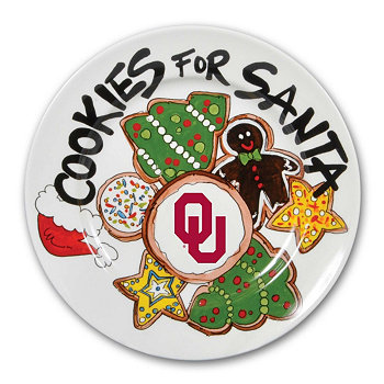 Печенье Oklahoma Sooners для тарелки Санты Lids