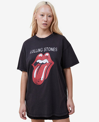 Женская футболка Boyfriend Rolling Stones Music COTTON ON
