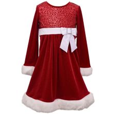Платье Санта-Клауса Bonnie Jean для девочек 4–20 лет обычного и большого размера Bonnie Jean