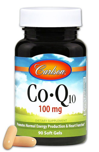 Carlson CoQ10 -- 100 мг -- 90 мягких таблеток Carlson