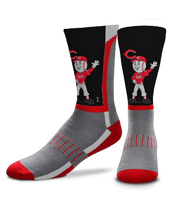 Мужские носки Cincinnati Reds Mascot Snoop V-Curve Crew For Bare Feet