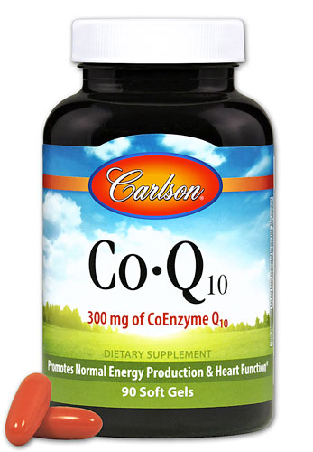 Carlson Co-Q10 — 300 мг — 90 мягких капсул Carlson