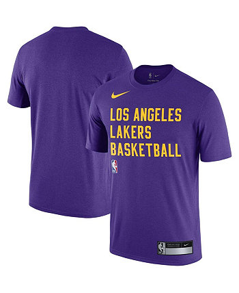 Мужская фиолетовая футболка Los Angeles Lakers 2023/24 Sideline Legend Performance Practice Practice Nike