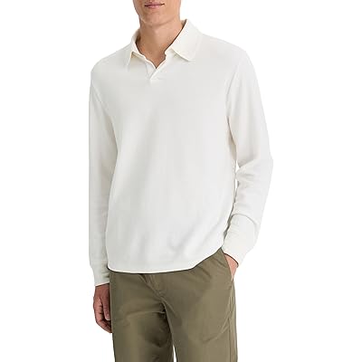 Double Face Long Sleeve Polo Vince