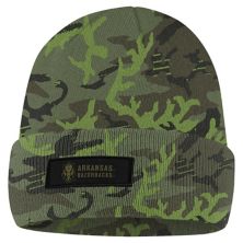 Men's Nike Camo Arkansas Razorbacks Military Pack Cuffed Knit Hat Nike