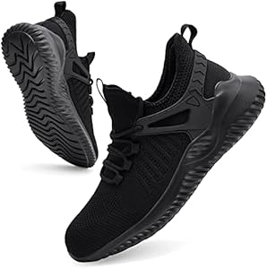 Walking Shoes for Men Sneakers - Slip on Tennis Running Memory Foam Shoes for Athletic Workout Gym Indoor Outdoor Lightweight Breathable Casual Sneakers Akk