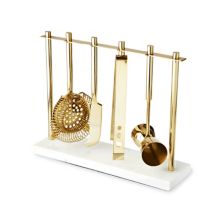 Gold & Marble Bar Tool Set By Twine Twine