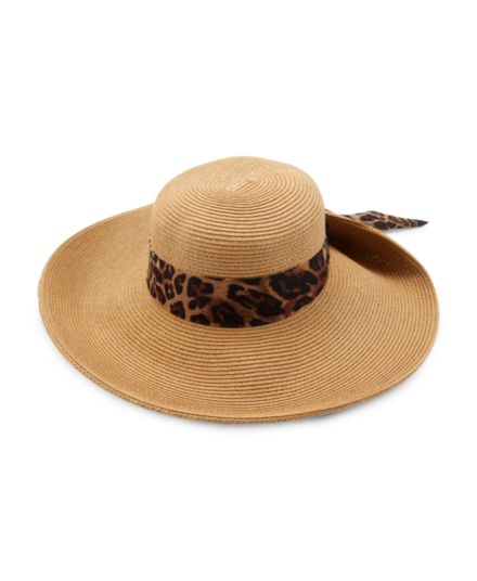 Шляпа с леопардовым принтом San Diego Hat Company
