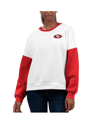Женский белый пуловер San Francisco 49ers A-Game свитшот G-III