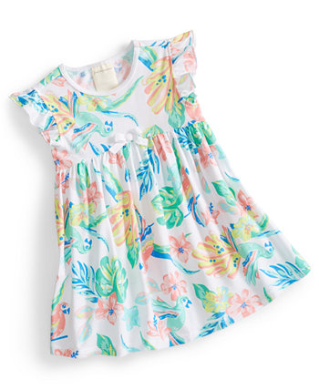 Тропическое трикотажное платье Siesta для маленьких девочек, созданное для Macy's First Impressions